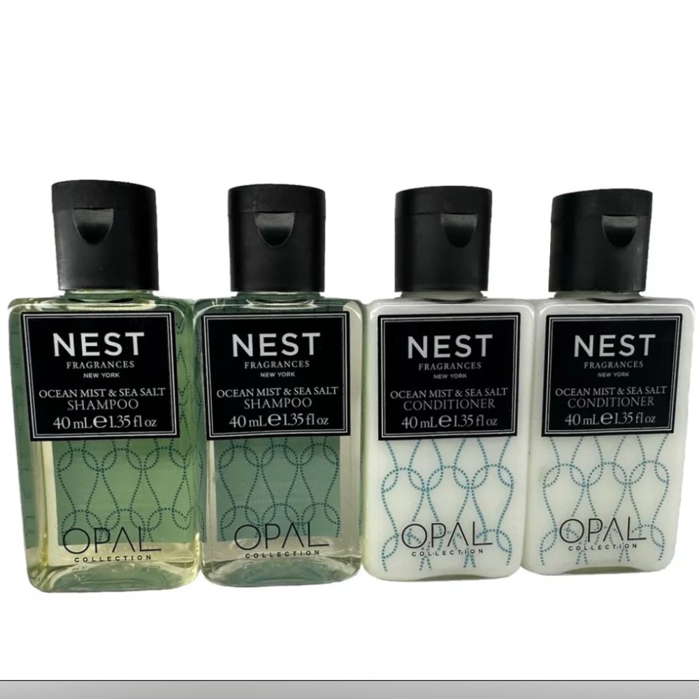NEST Fragrances NY Ocean Mist & Sea Salt Shampoo & Conditioner 1.35 oz each OPAL